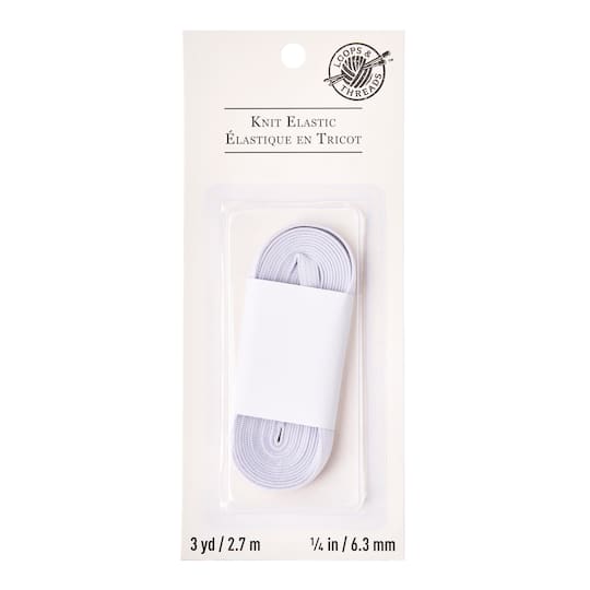 1/4" Knit Elastic by Loops & Threads